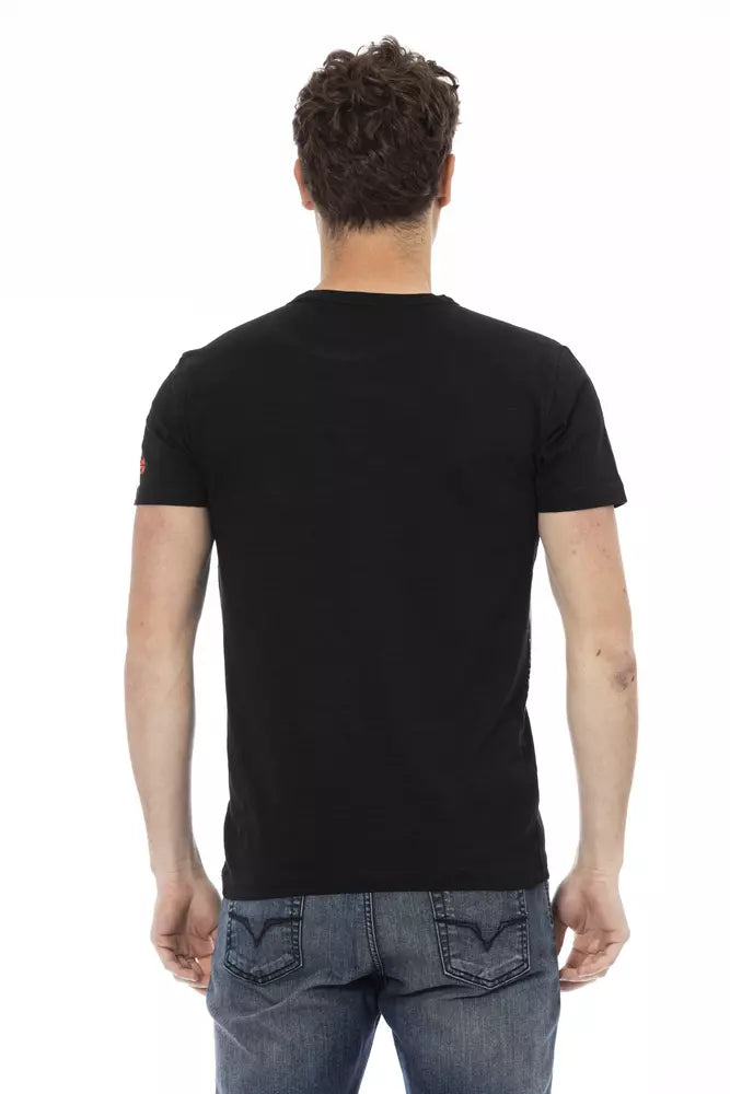T-shirt Trussardi Action homme en coton et viscose noir – TR-22734