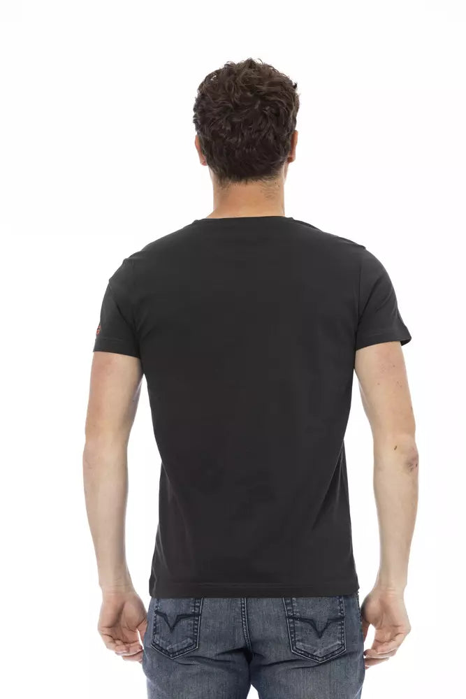 T-shirt Trussardi Action homme en coton et viscose noir – TR-22763