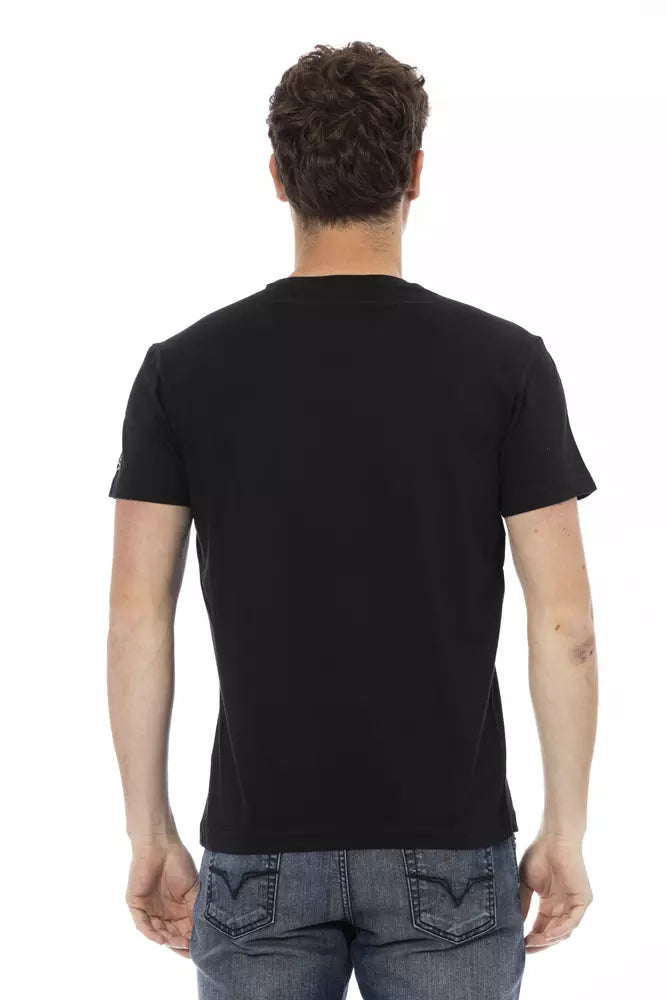 T-shirt Trussardi Action homme en coton et viscose noir – TR-22687