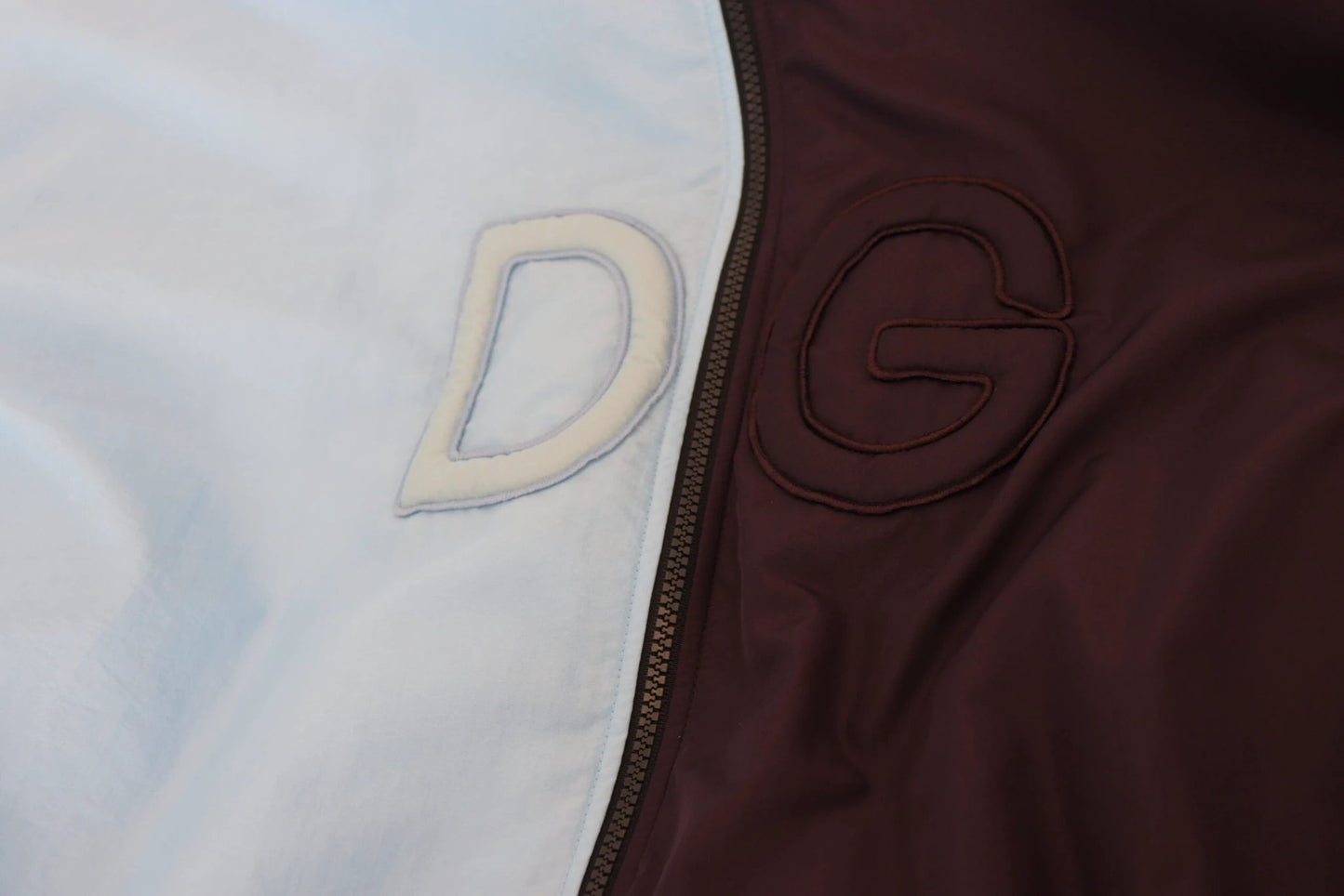 Dolce & Gabbana Black Blue DG Hooded Full Zip Men Jacket by Dolce & Gabbana