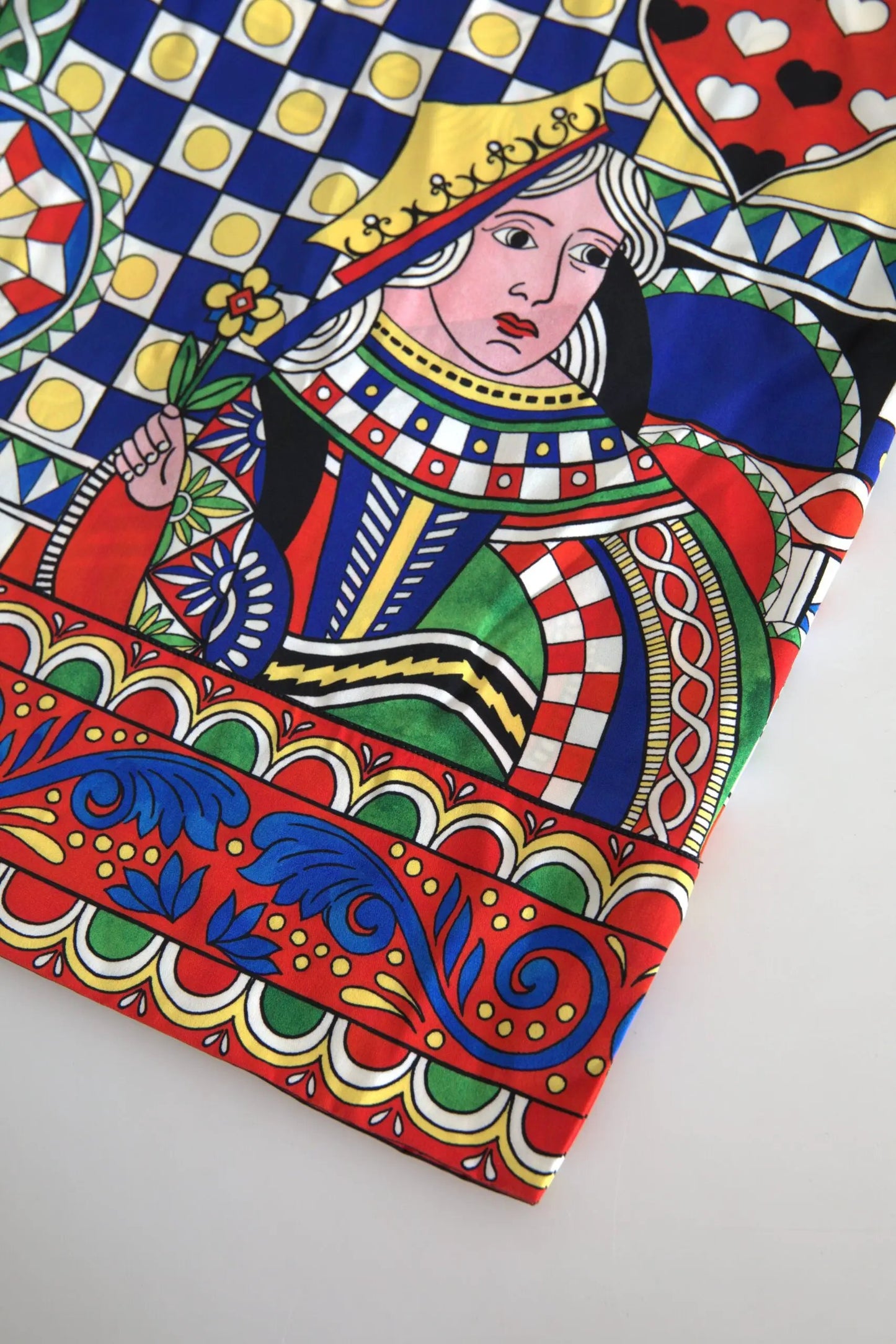 Dolce & Gabbana Multicolor Printed Long Sleeves Blouse Top by Dolce & Gabbana