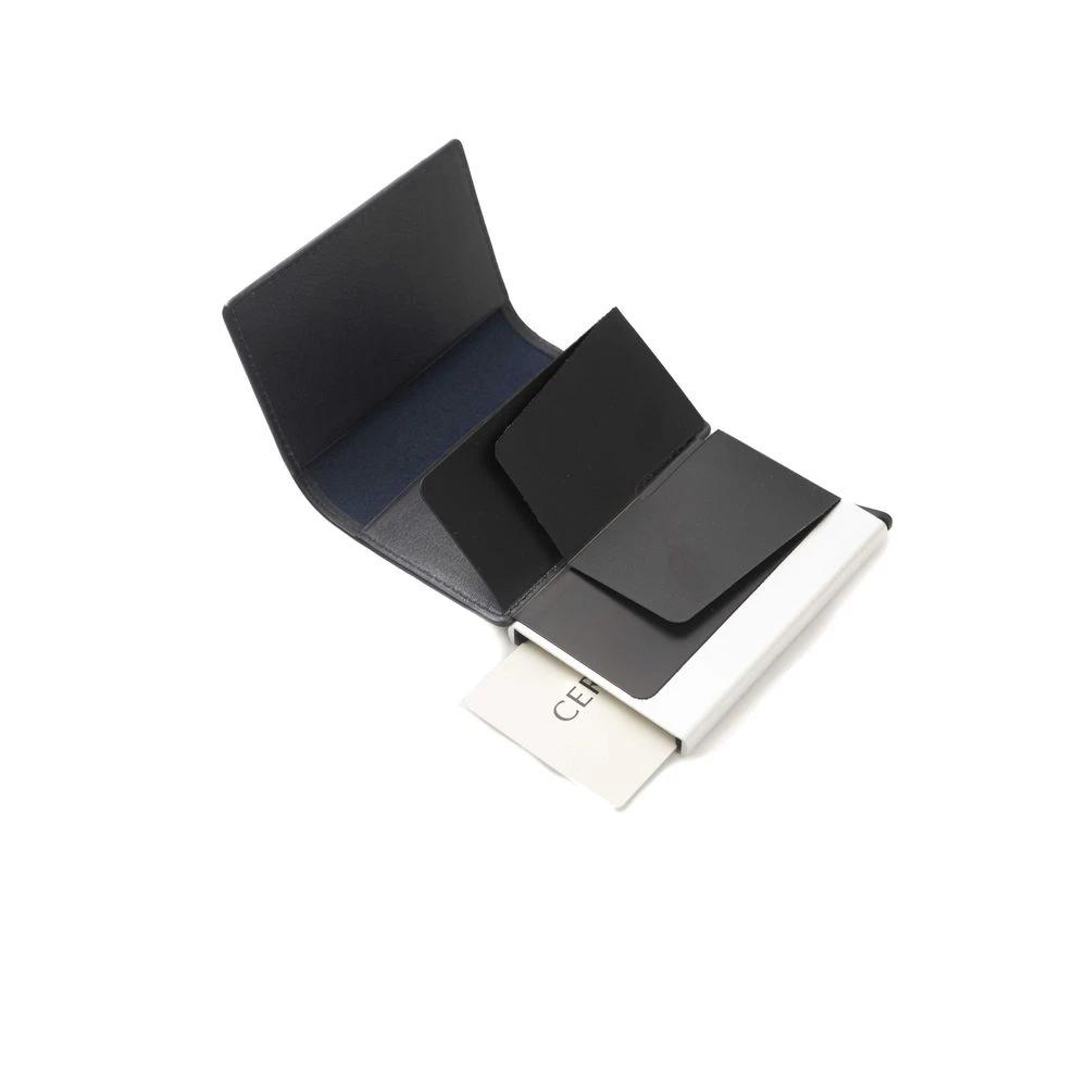 Cerruti 1881 Blue Calfskin Men Wallet