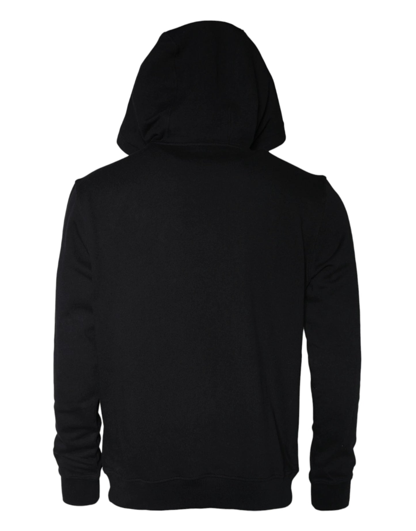Versace Black Medusa Print Cotton HoodiePullover Sweatshirt Sweater by Versace