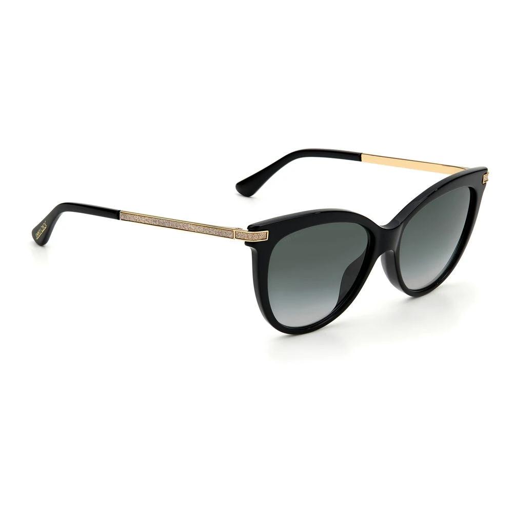 Jimmy Choo Black Acetate Sunglasses by Jimmy Choo