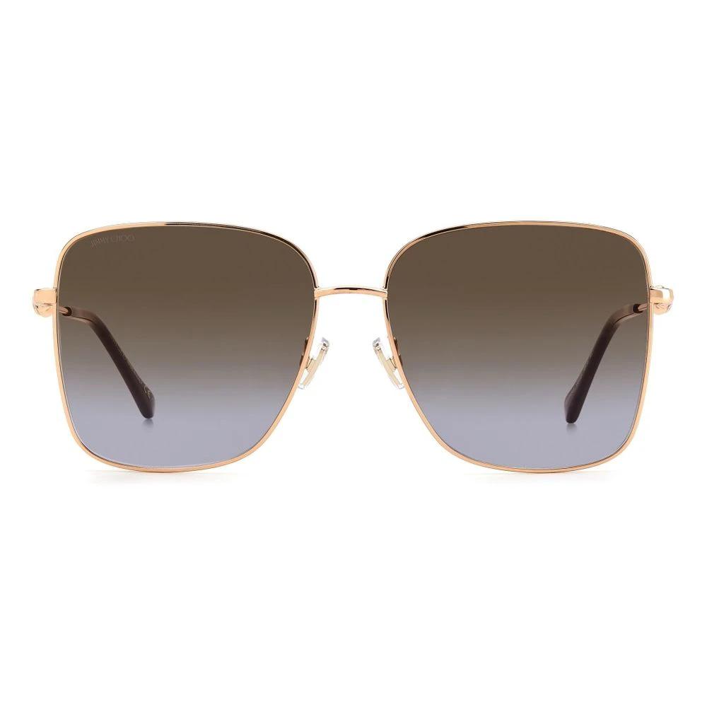 Jimmy Choo Gold Metal Sunglasses by Jimmy Choo
