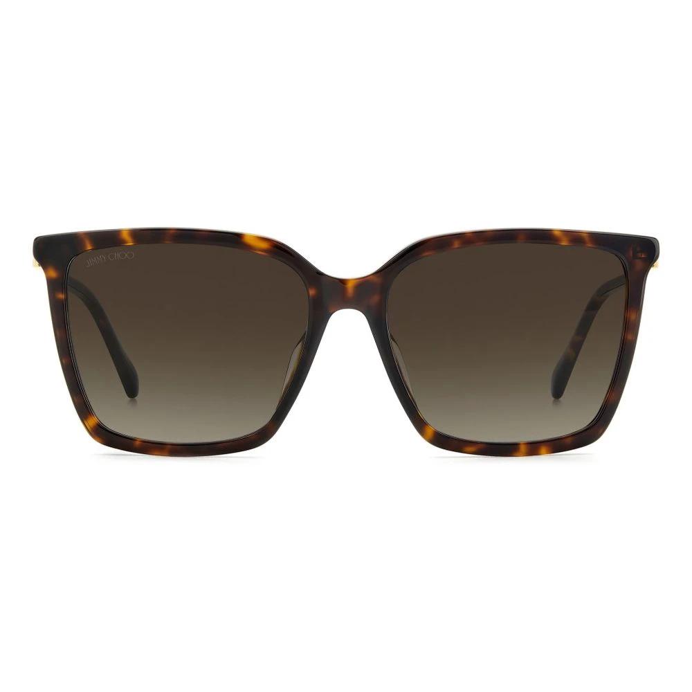Jimmy Choo Gold Metal Sunglasses by Jimmy Choo