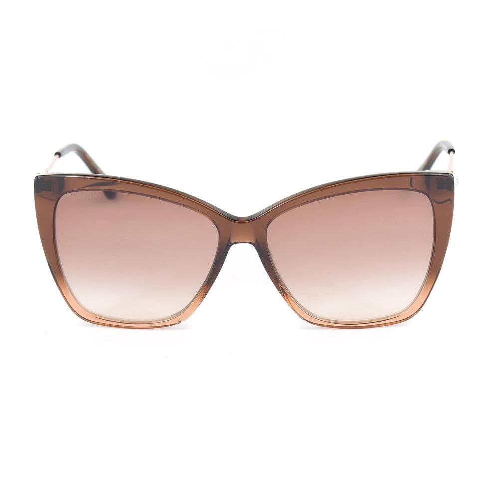 Jimmy Choo Brown Metal Sunglasses by Jimmy Choo