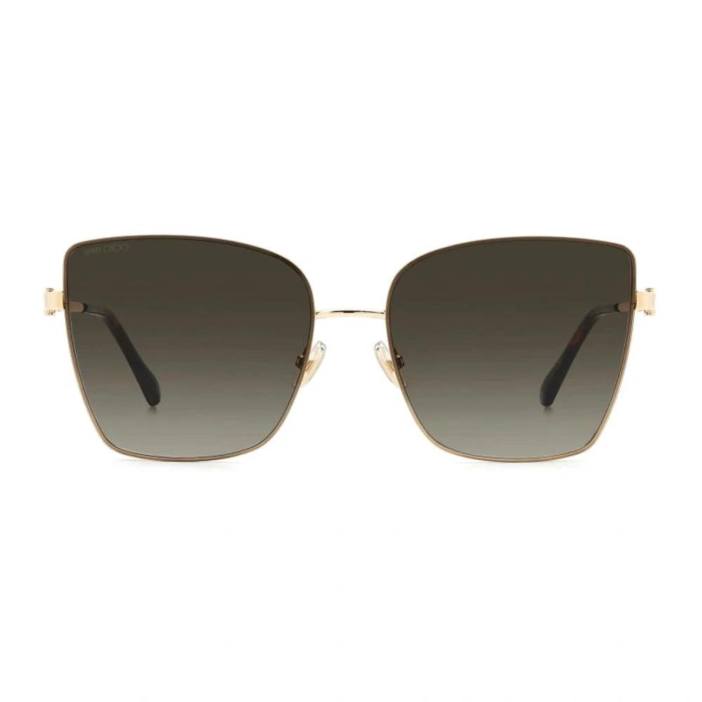 Jimmy Choo Gold Metal Sunglasses by Jimmy Choo