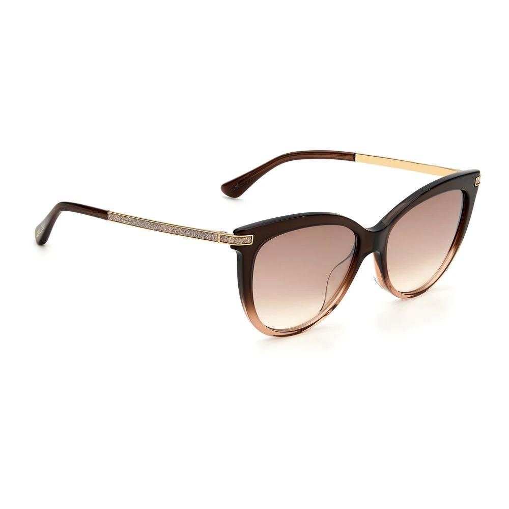 Jimmy Choo Brown Acetate Sunglasses by Jimmy Choo