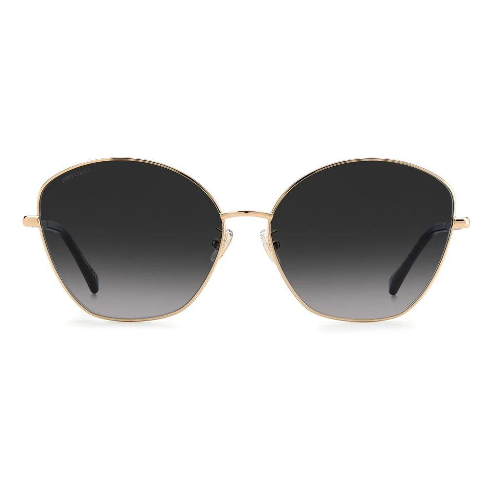 Jimmy Choo Gold Metal Sunglasses by Jimmy Choo