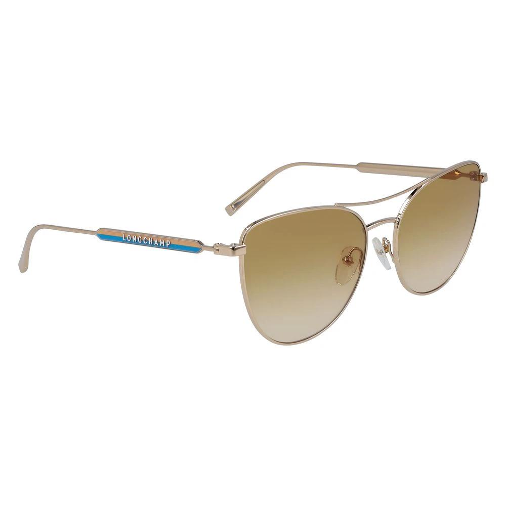 Longchamp Bicolor Metal Sunglasses by Longchamp