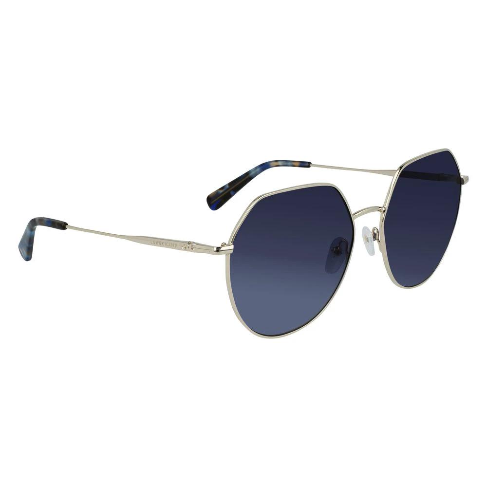 Longchamp Bicolor Metal Sunglasses by Longchamp