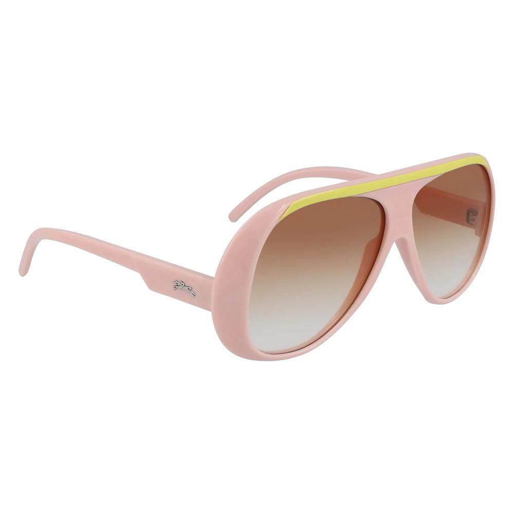 Longchamp Pink Plastic Sunglasses by Longchamp