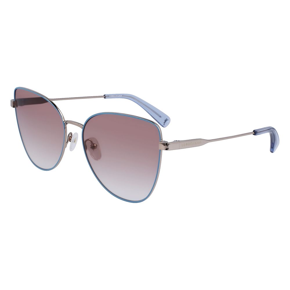 Longchamp Bicolor Metal Sunglasses by Longchamp