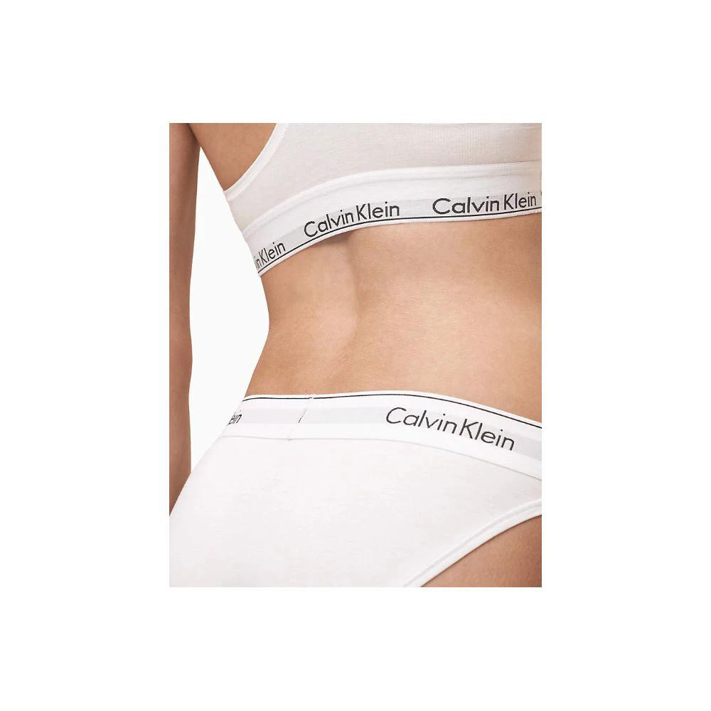 Calvin Klein Underwear White Cotton Pantie by Calvin Klein Underwear