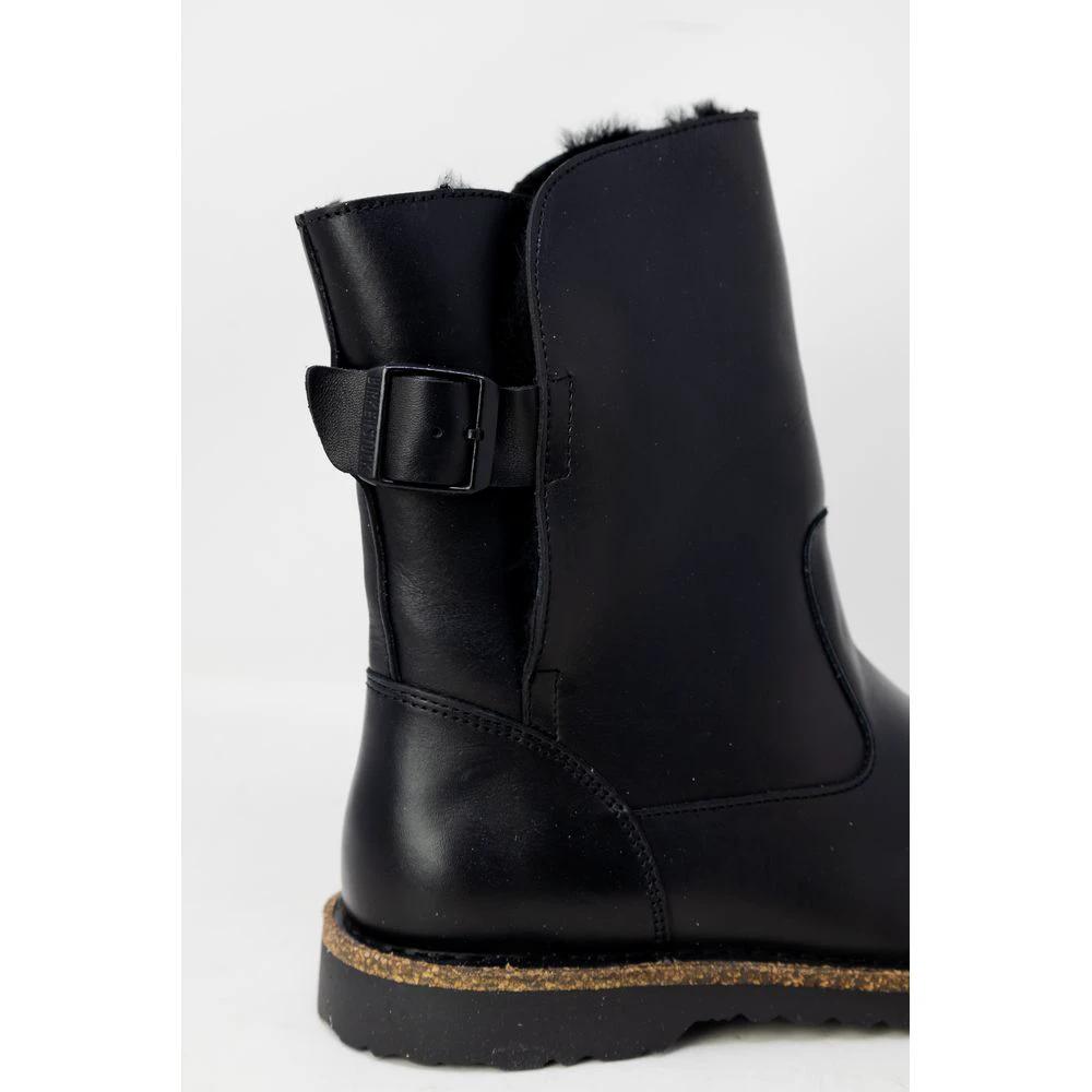 Birkenstock Black Leather Ankle Boots by Birkenstock