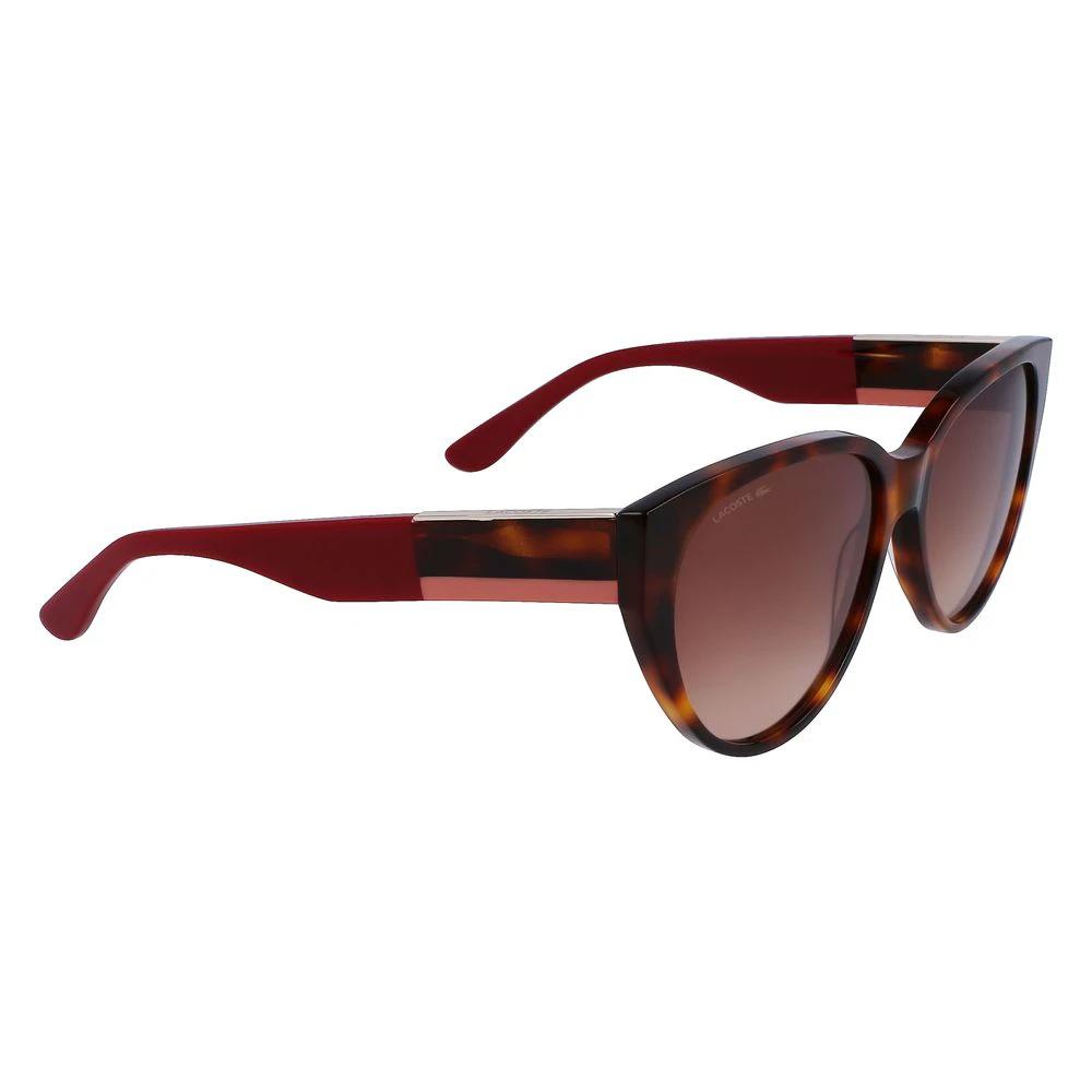 Lacoste Brown Acetate Sunglasses by Lacoste