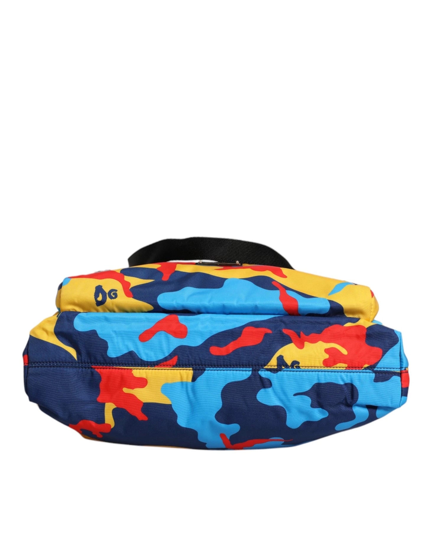 Dolce & Gabbana Multicolor Camouflage Nylon Shopping Tote Bag by Dolce & Gabbana