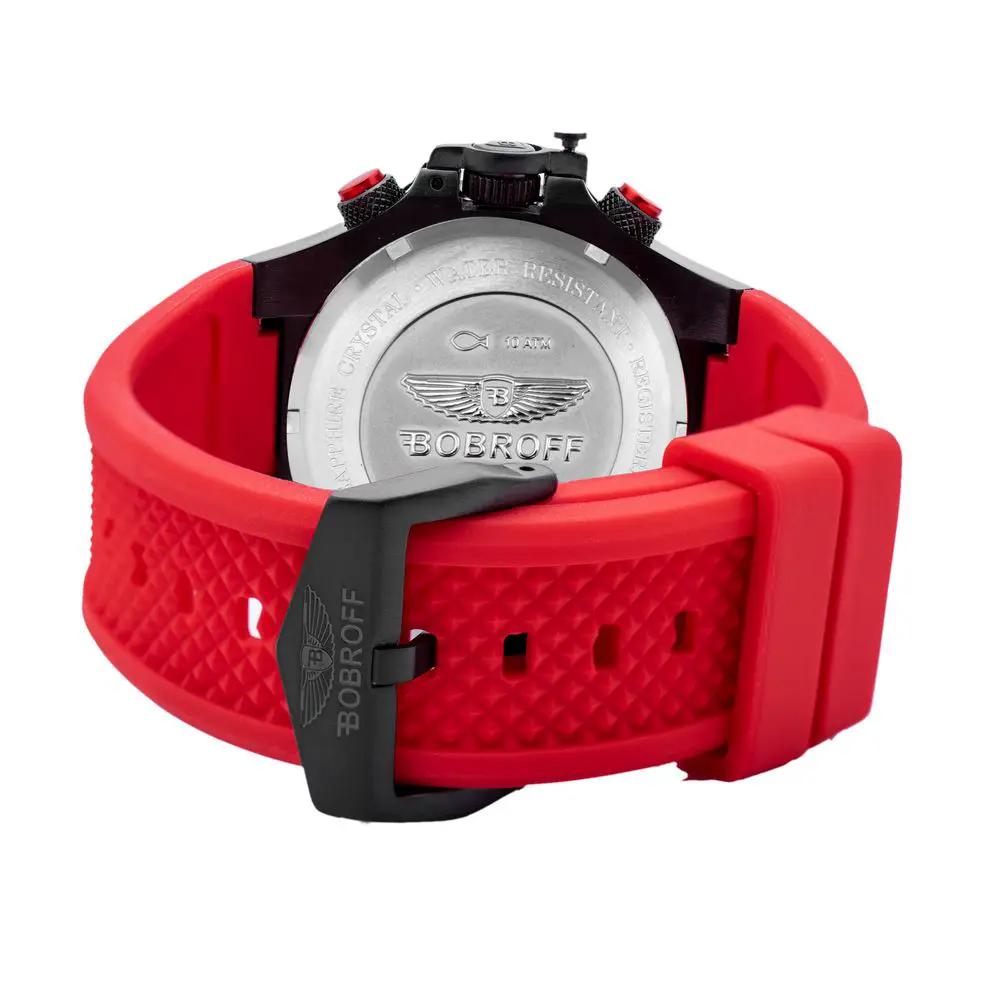 Bobroff Multicolor Rubber Sport Watch by Bobroff