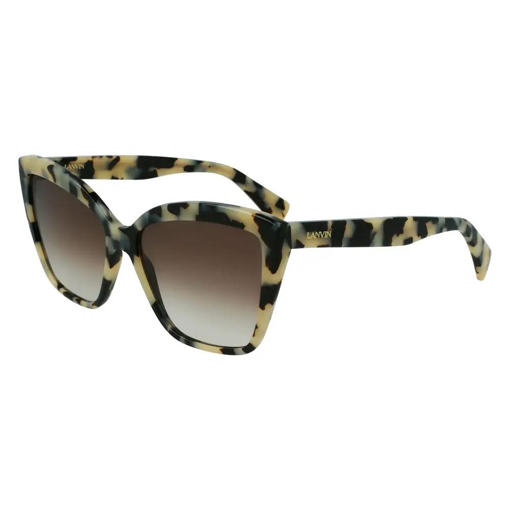 Lanvin Gray Acetate Sunglasses by Lanvin