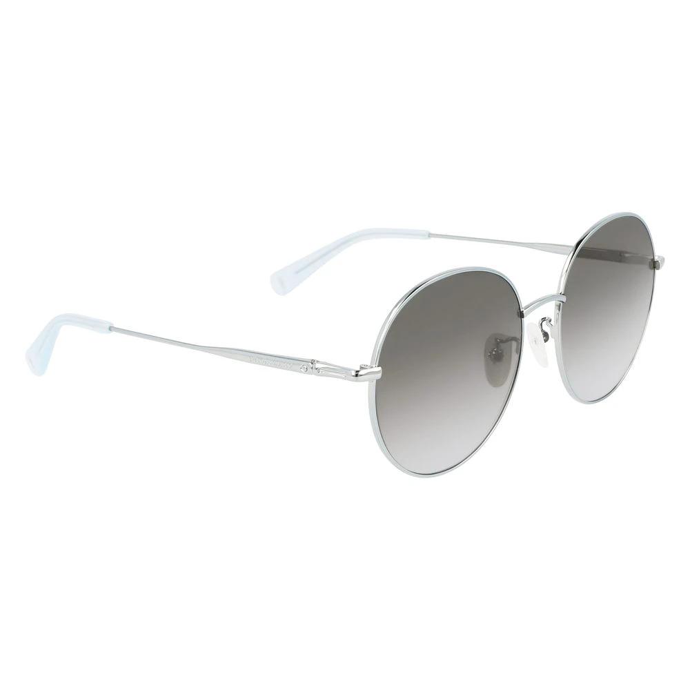 Longchamp Blue Metal Sunglasses by Longchamp