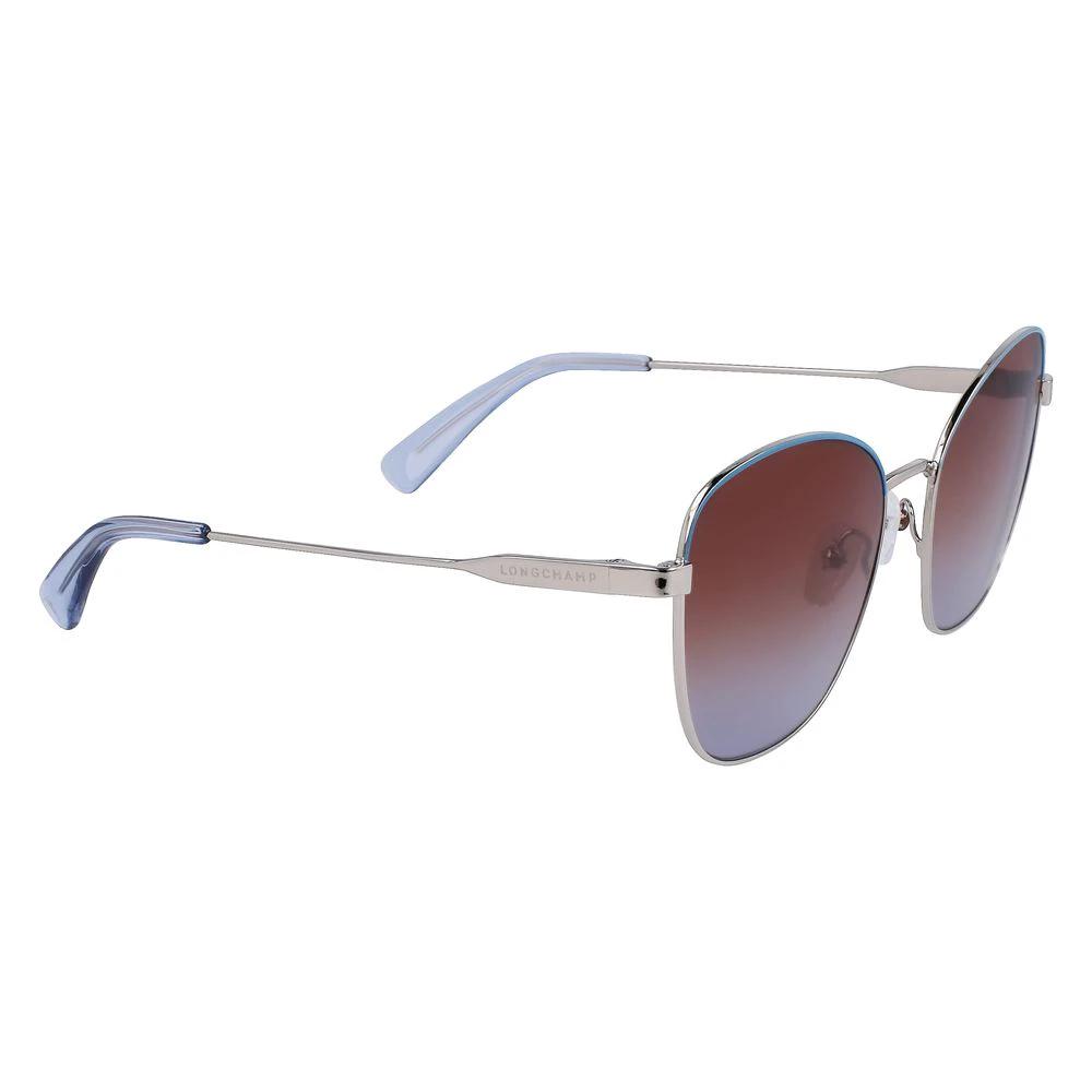 Longchamp Gray Metal Sunglasses by Longchamp