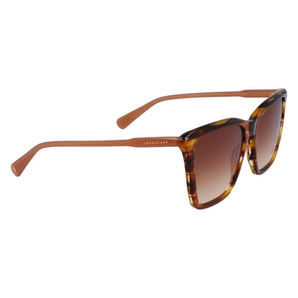Longchamp Brown Acetate Sunglasses by Longchamp