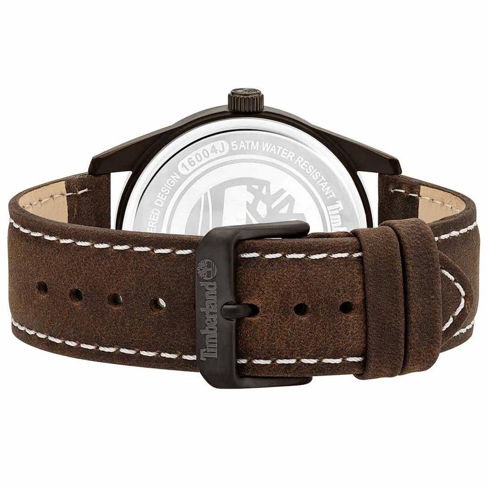 Timberland Brown Leather Dress Watch by Timberland