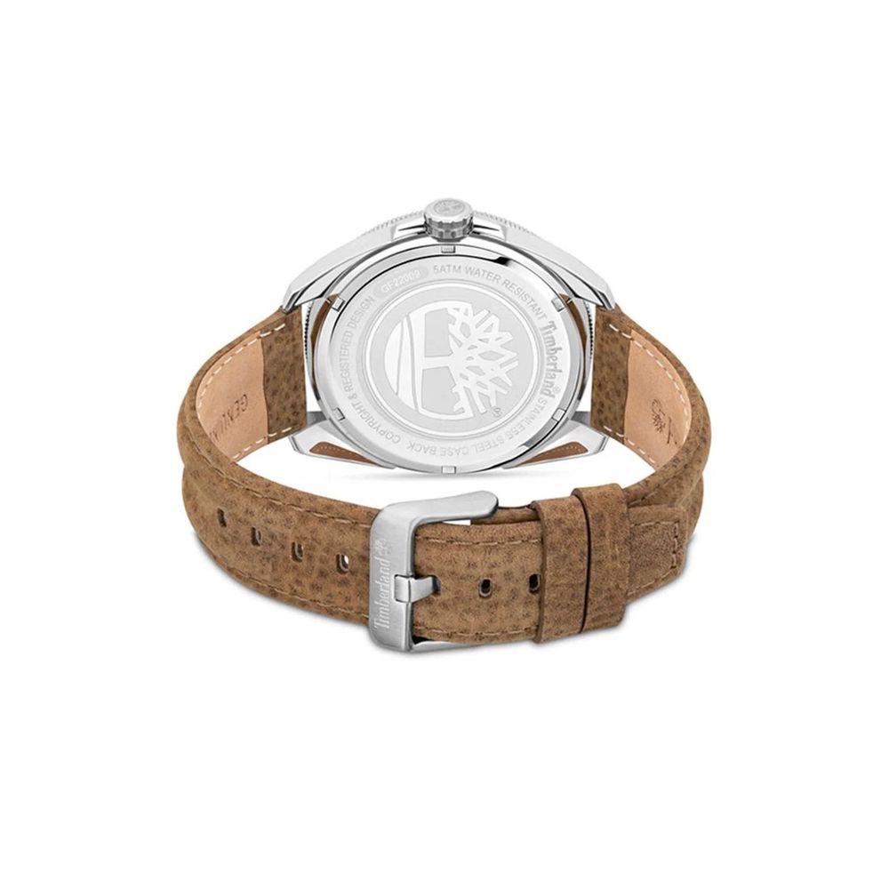 Timberland Brown Leather Dress Watch by Timberland