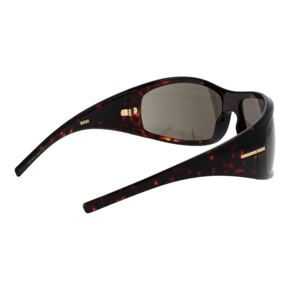 Hugo Boss Brown Eco Polyamide Sunglasses by Hugo Boss