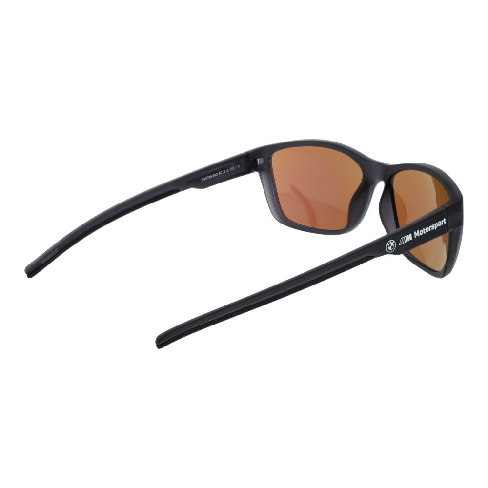Lunettes de soleil BMW Motorsport homme en plastique noir – BM-1001675
