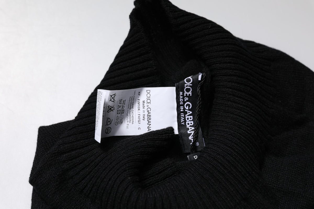 Tour de cou Dolce & Gabbana homme en cachemire noir – MS7360