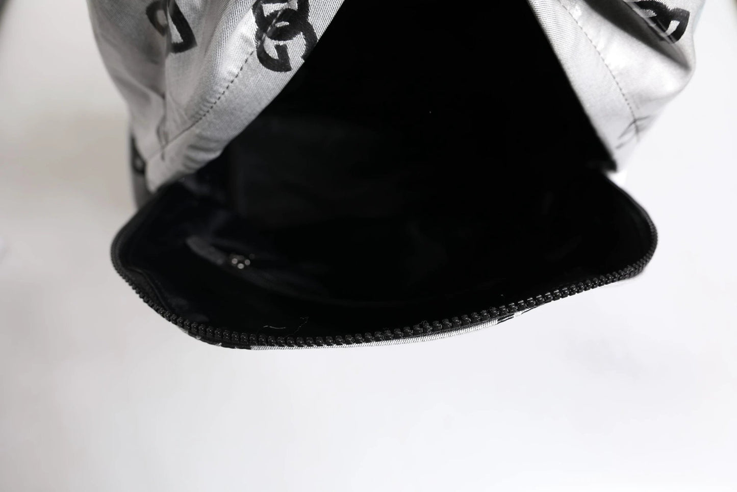 Dolce & Gabbana Polyester Gray Black DG Logo Plaque Backpack Bag by Dolce & Gabbana