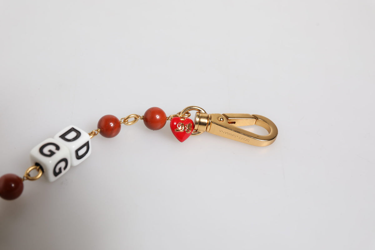 Bracelet chaîne Dolce & Gabbana à dés et logo DG – SMY10685