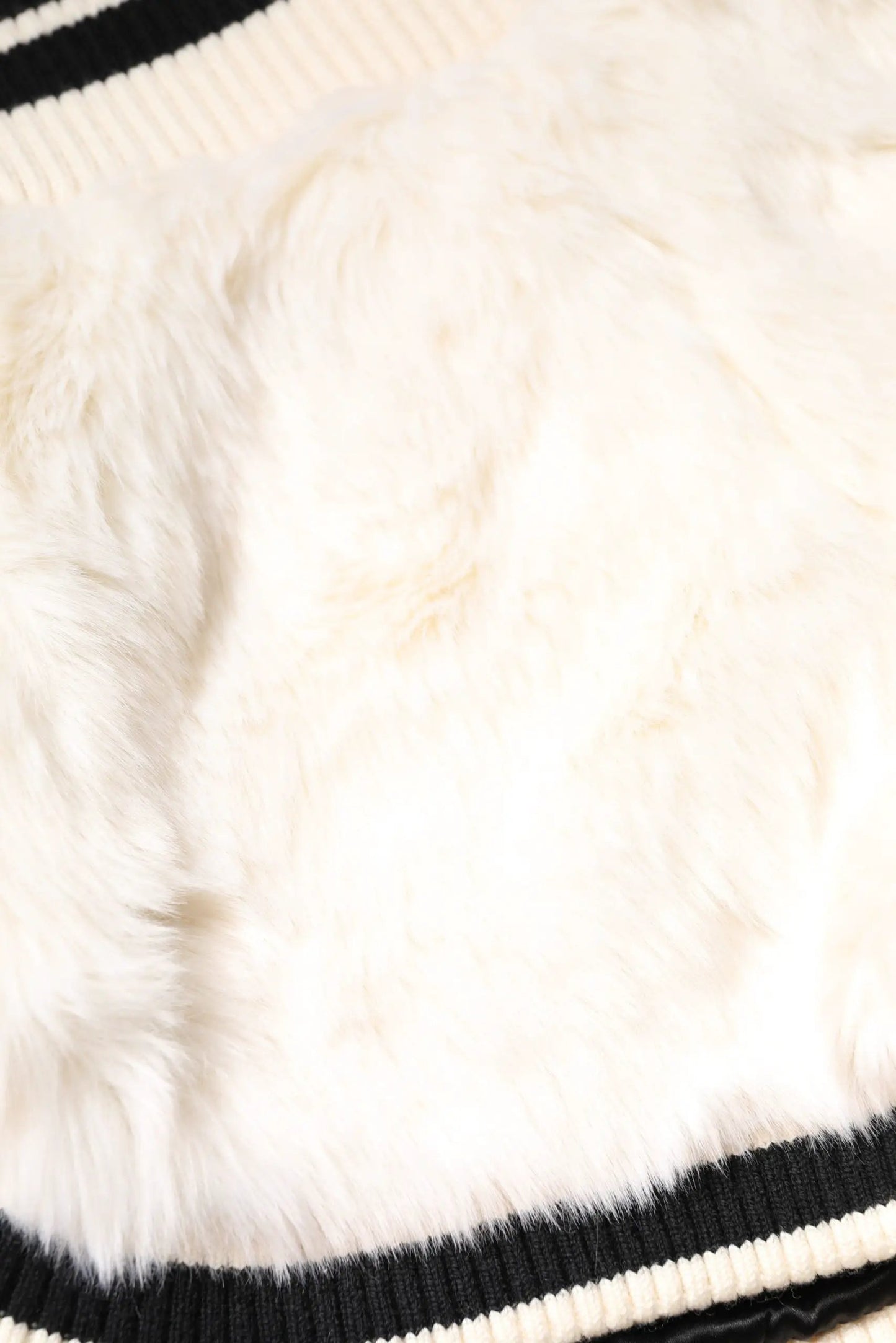Dolce & Gabbana White Faux Fur High Waisted Hot Pants Short by Dolce & Gabbana