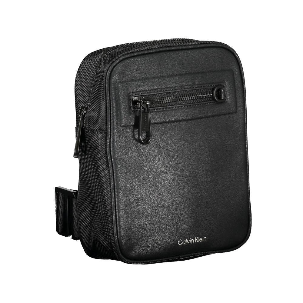 Calvin Klein Black Polyester Men's Shoulder Bag by Calvin Klein