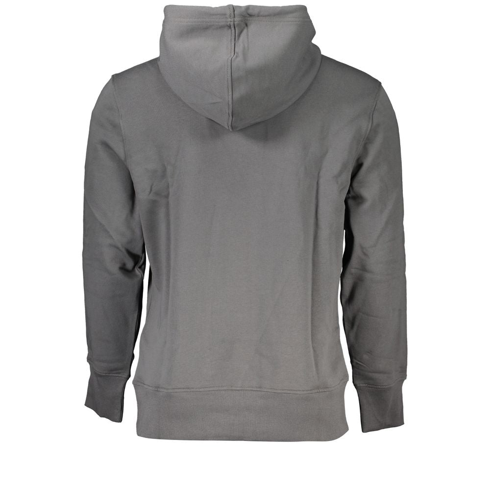 Sweat à capuche Calvin Klein homme en coton gris – CA-27210