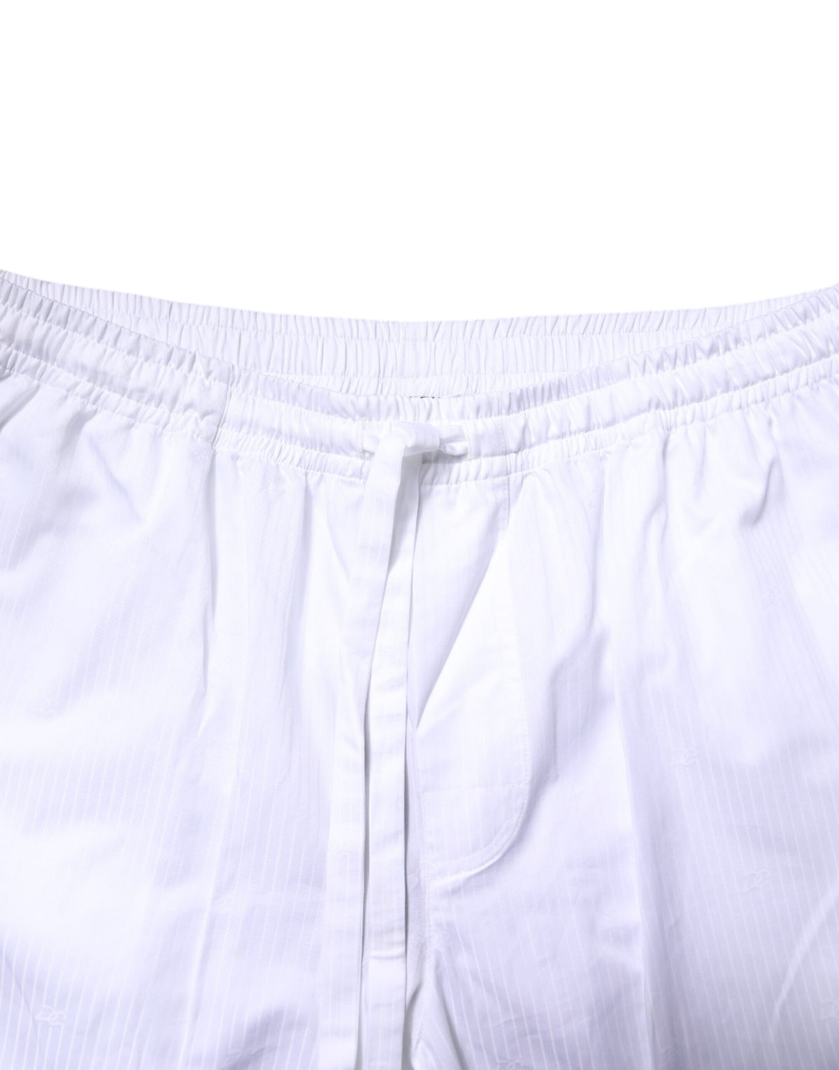 Pyjama chemise et pantalon Dolce & Gabbana en coton blanc – KOS2293