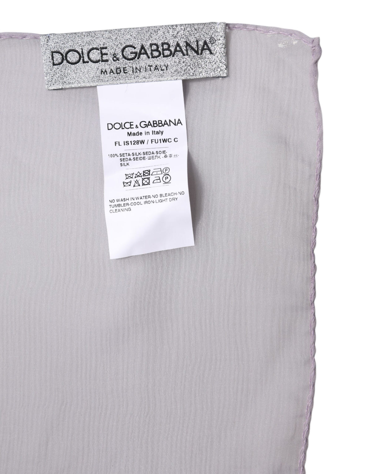 Châle Dolce & Gabbana femme en soie violet – MS7481
