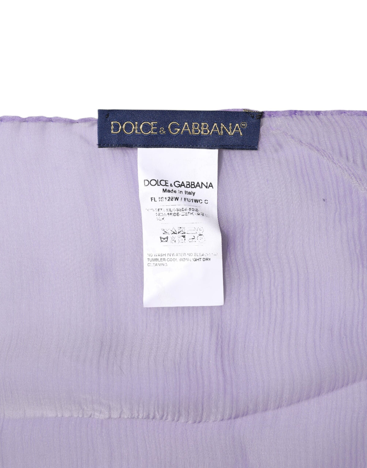 Châle Dolce & Gabbana femme en soie violet – MS7502