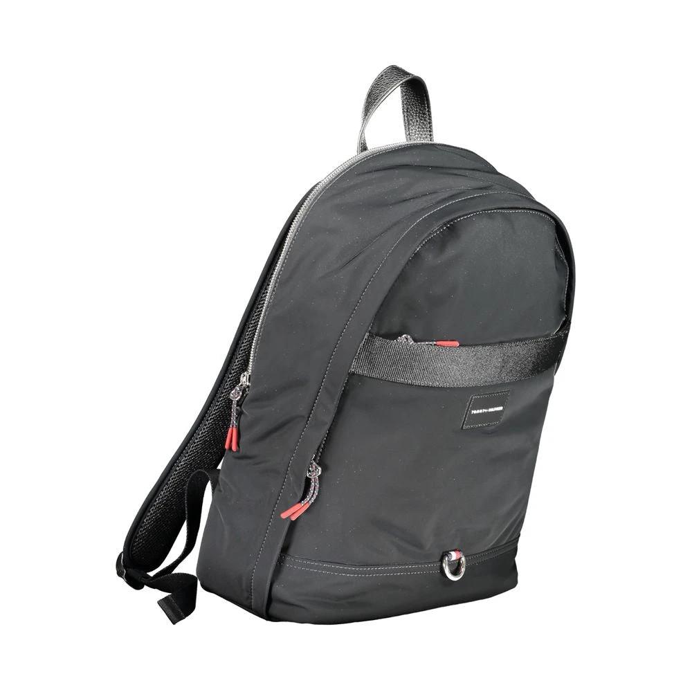 Tommy Hilfiger Black Polyester Men Backpack by Tommy Hilfiger