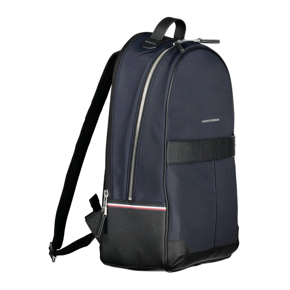 Tommy Hilfiger Blue Polyester Men Backpack by Tommy Hilfiger