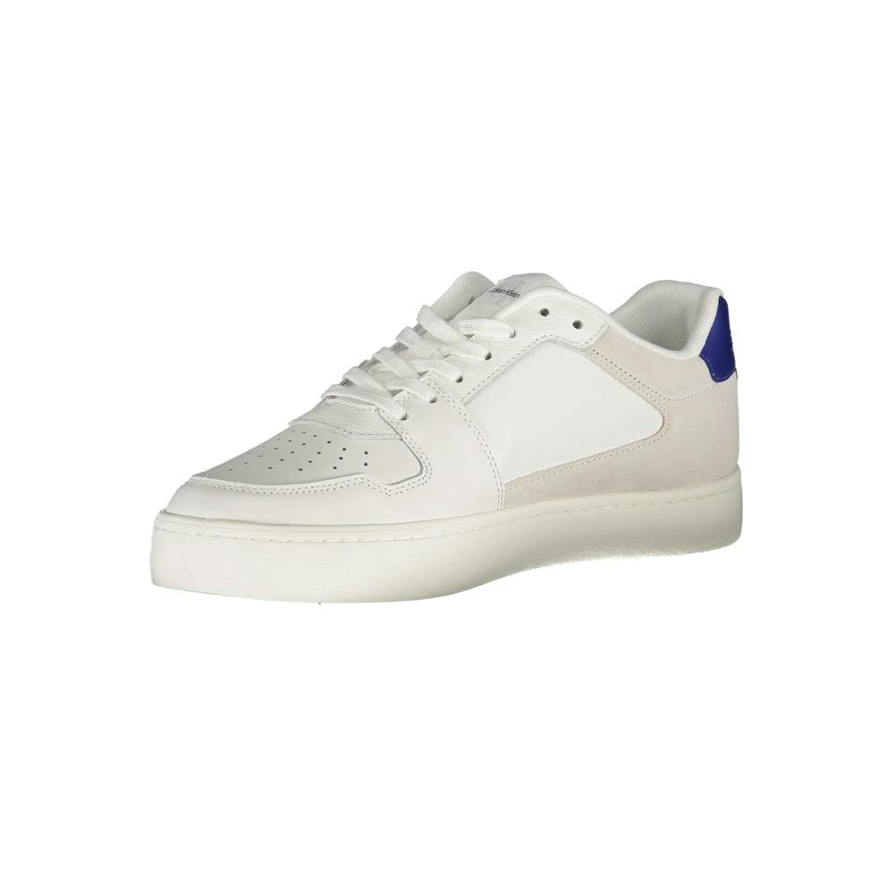 Calvin Klein White Polyurethane Men's Sneaker by Calvin Klein
