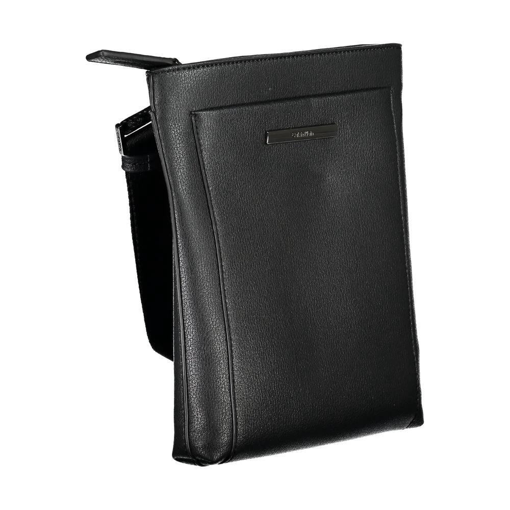 Calvin Klein Black Polyester Men's Shoulder Bag by Calvin Klein