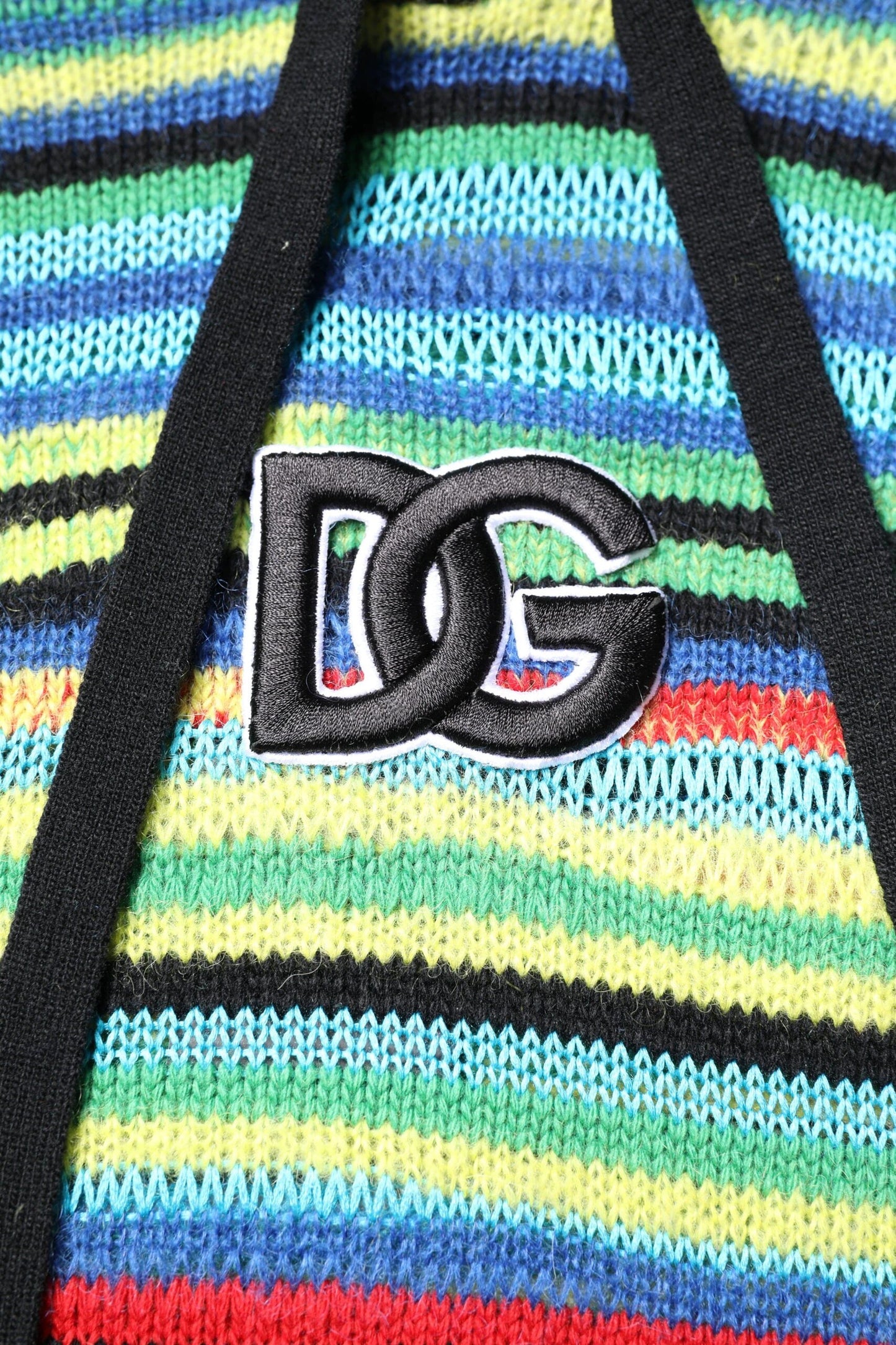 Dolce & Gabbana Multicolor Cotton Hooded Pullover Sweater by Dolce & Gabbana