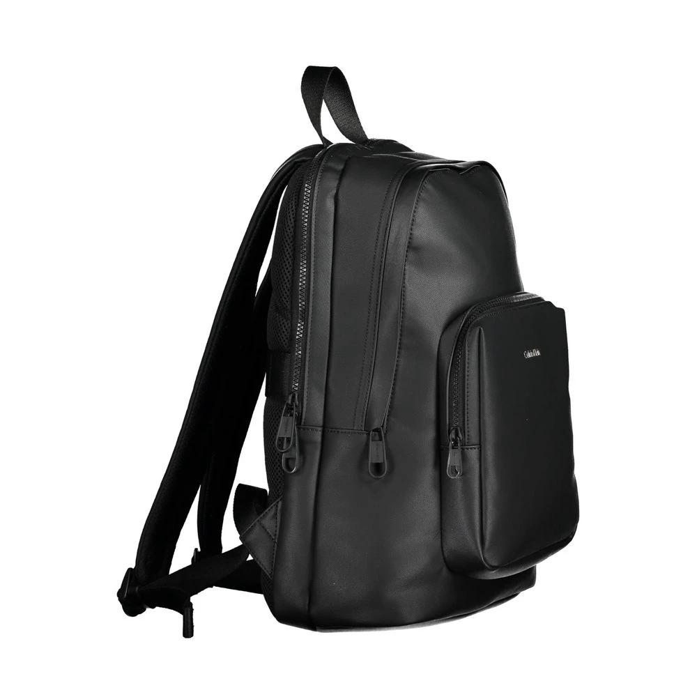 Calvin Klein Nero Polyester Men Backpack by Calvin Klein