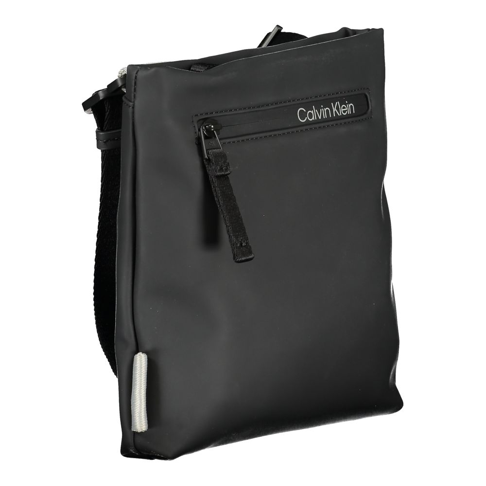 Calvin Klein Black Polyester Men's Shoulder Bag by Calvin Klein