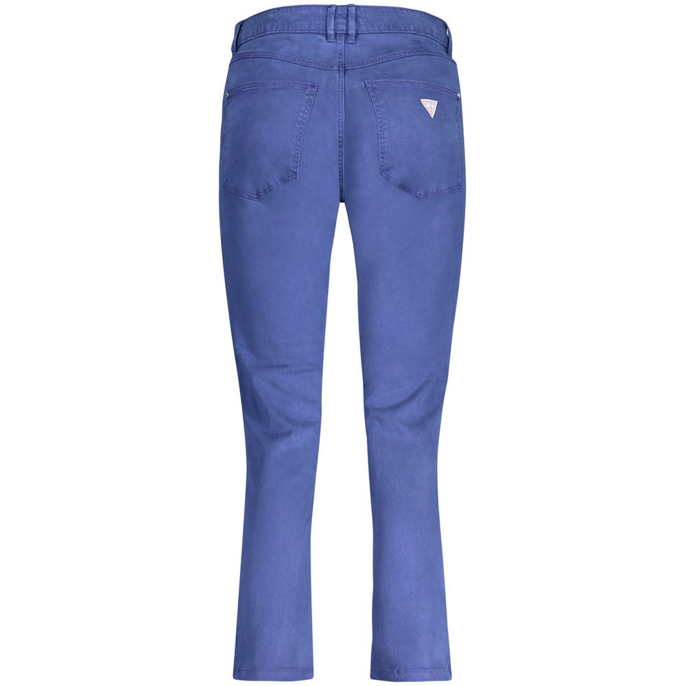 Jean Guess Jeans femme skinny taille haute en coton bleu – GU-33366