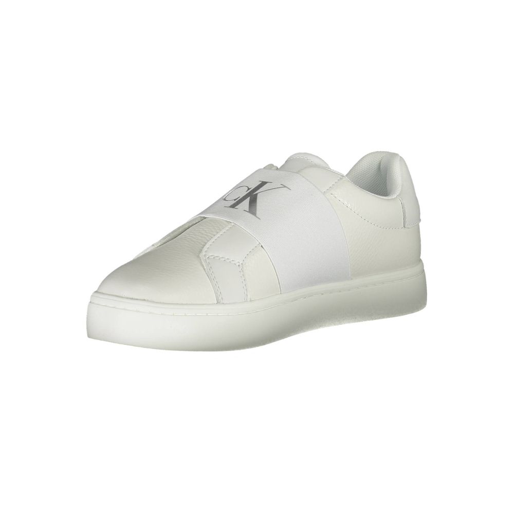 Calvin Klein Bianco Leather Women Sneaker by Calvin Klein