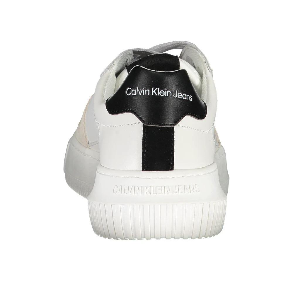 Calvin Klein Bianco Leather Women Sneaker by Calvin Klein